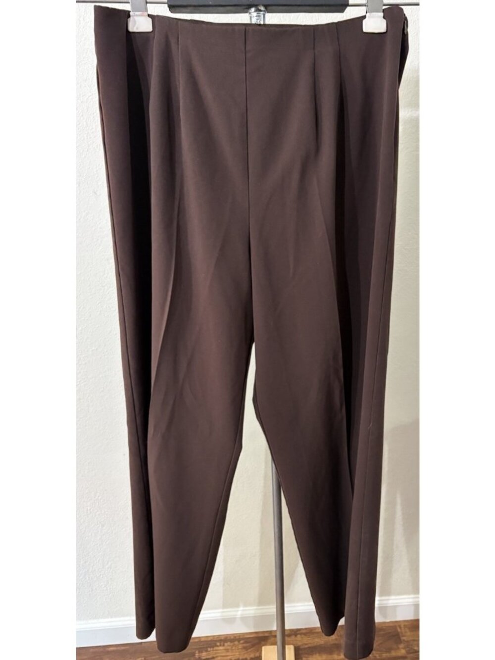 East5th Women Size 18 Brown Dress Pants 32X30 Highrise Stretch